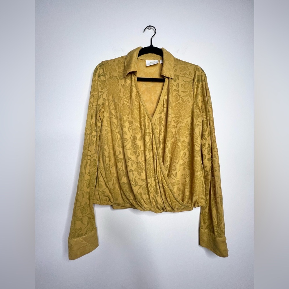 Anthropologie Maeve Lydia Wrap Top Small - Picture 4 of 13